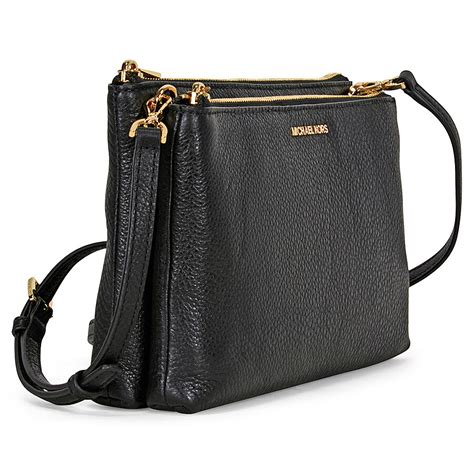 michael kors double zipper crossbody bag|double zipper crossbody purse.